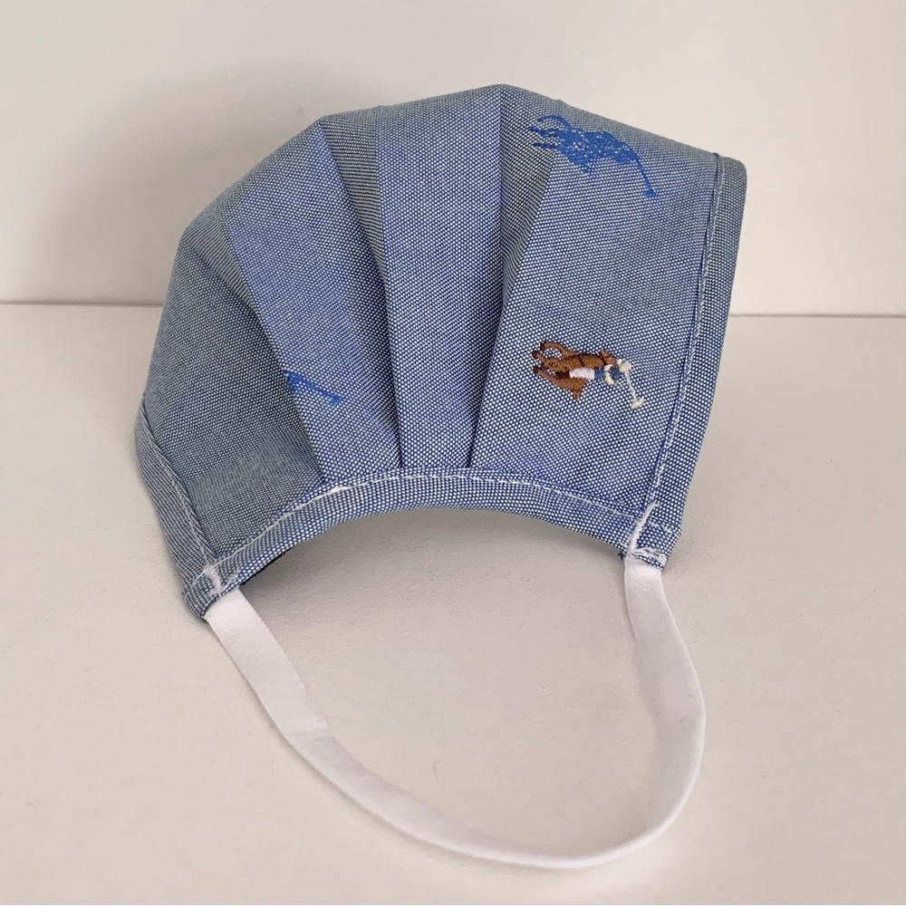 Ralph Lauren embroidered face mask
